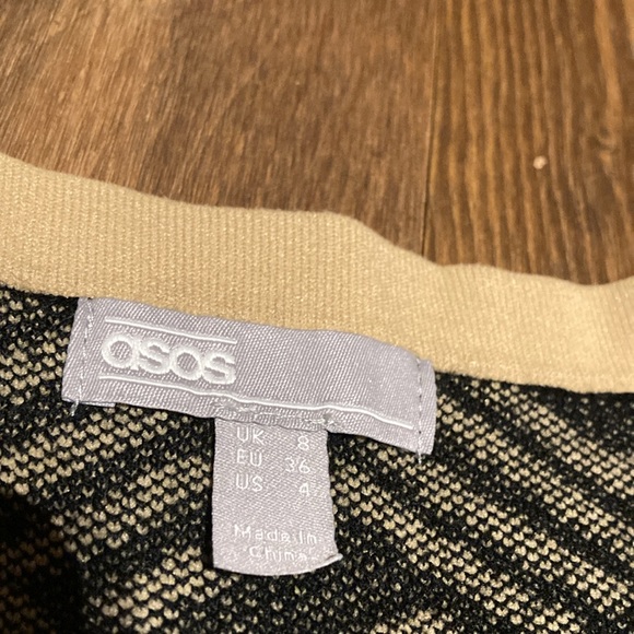 ASOS design monogram mini knit dress (size 4) - Picture 4 of 6